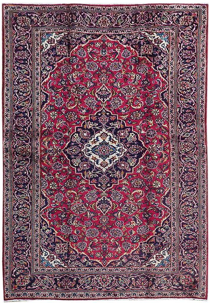 6′ x 8′ Semi Antique Traditional Kashaan Rug 74510