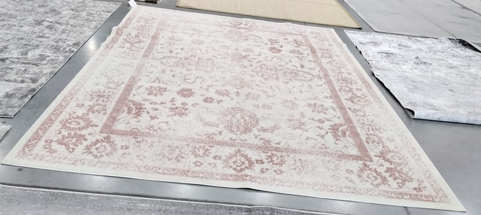 IVORY / ROSE 9′ X 12′ Hole in Rug, Reduced Price 1172745287 ADR109H-9