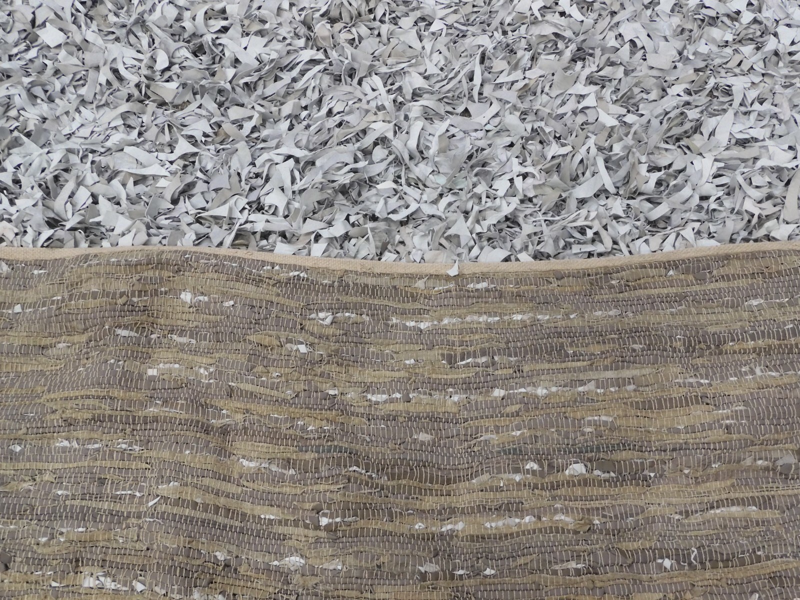 WHITE 8′ X 10′ Missing patches Rug, Reduced Price 1172625140 LSG511C-8