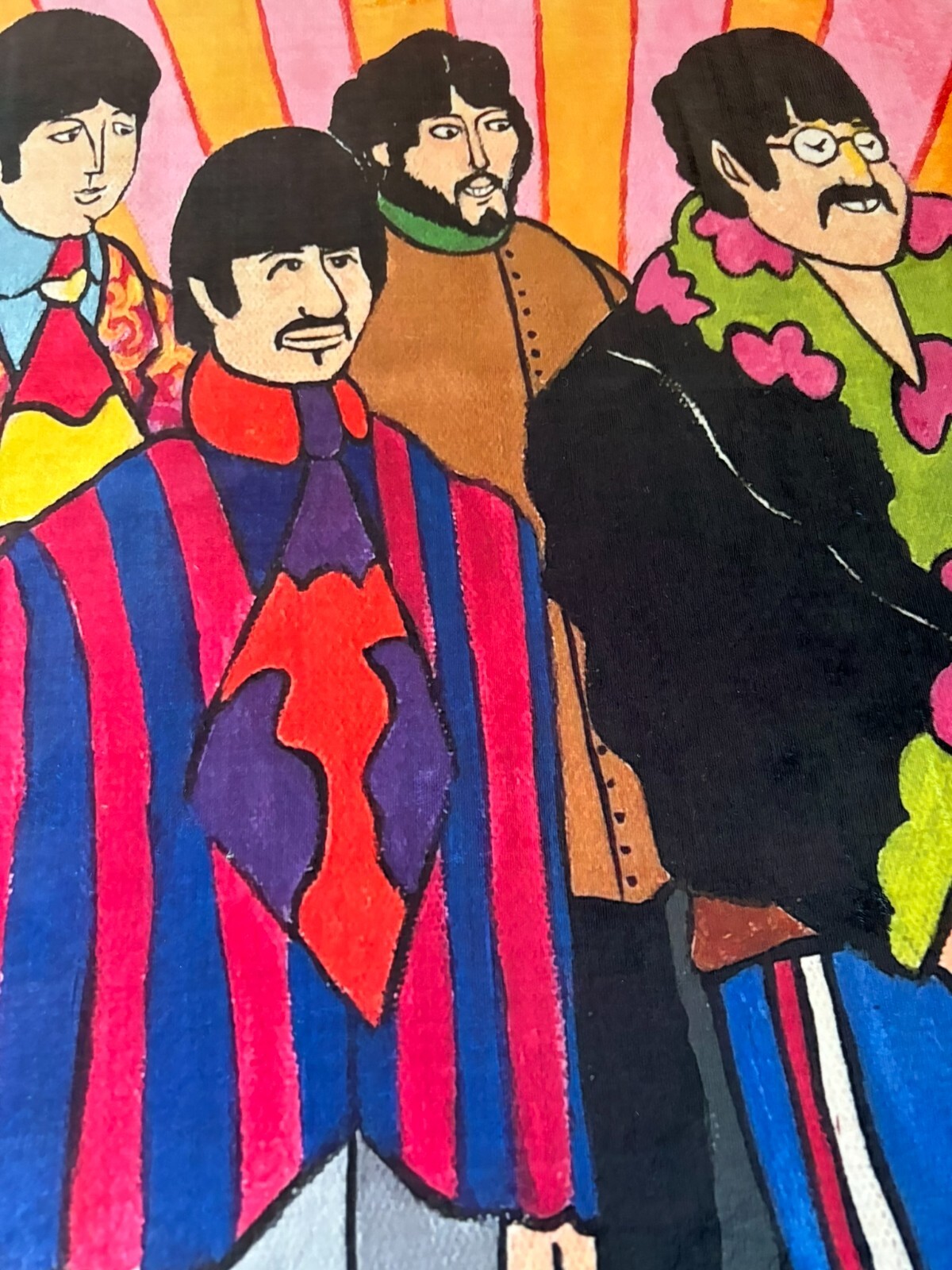 The Beatles Rug, Beatles Rug, Colorful Beatles Rug