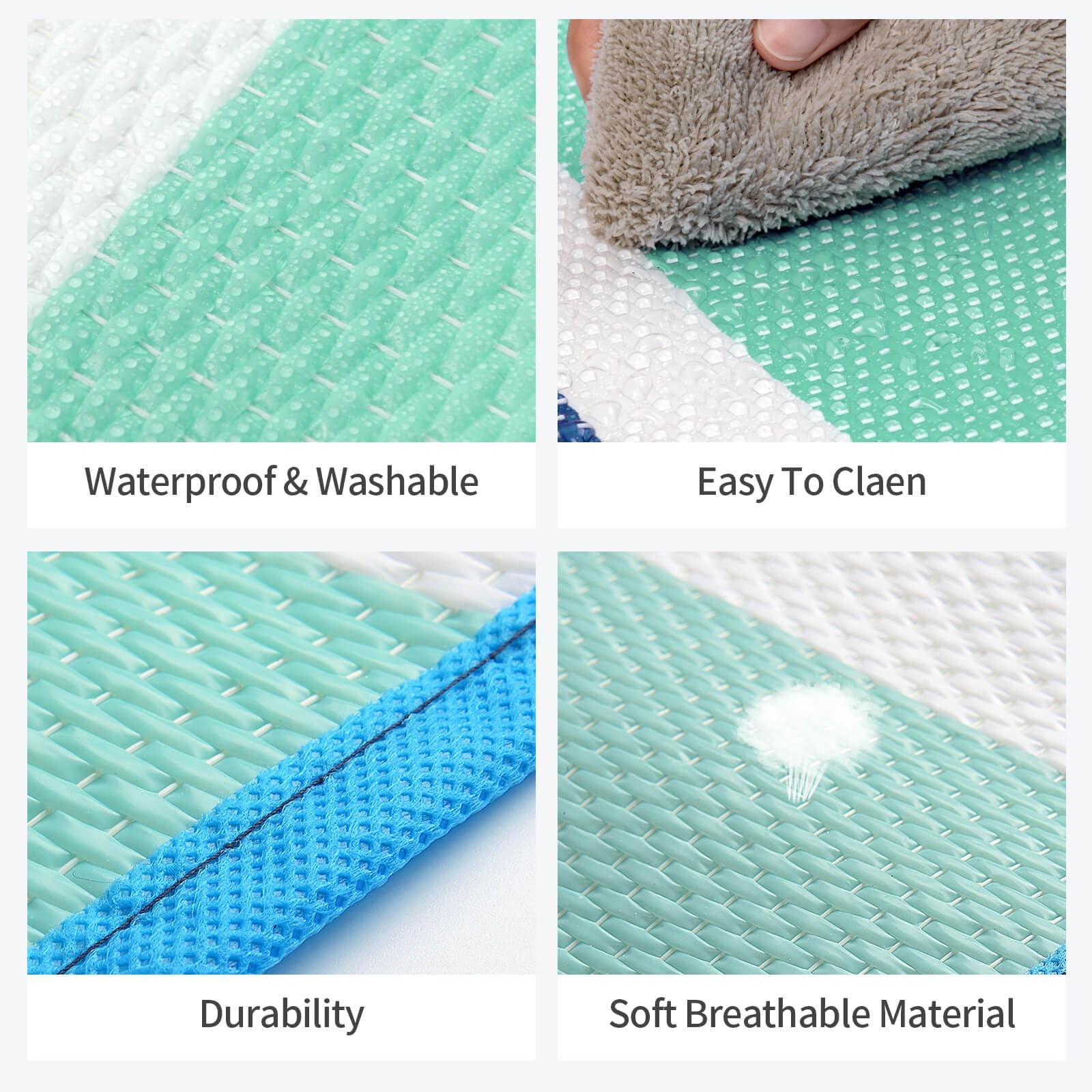 Outdoor Patio Plastic Rug Waterproof – Outdoor Rugs for Camper Outside, Rv,