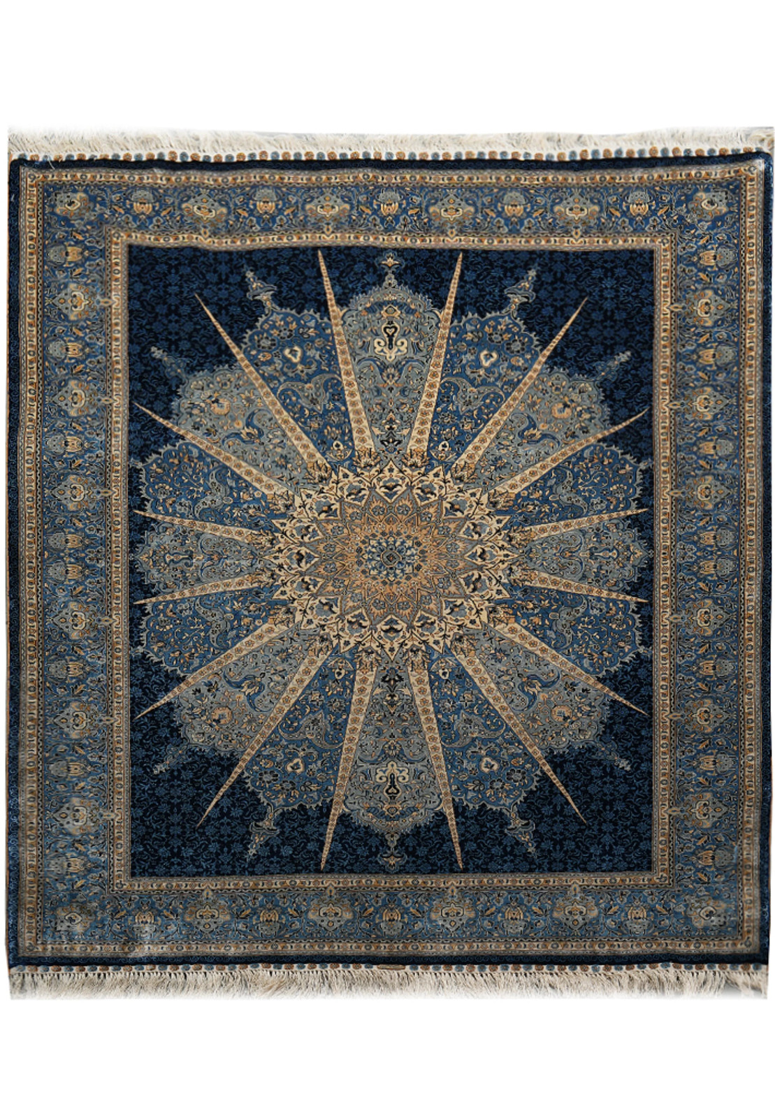 5 x 7 Elegant Handmade Silk Rug #PIX-59489