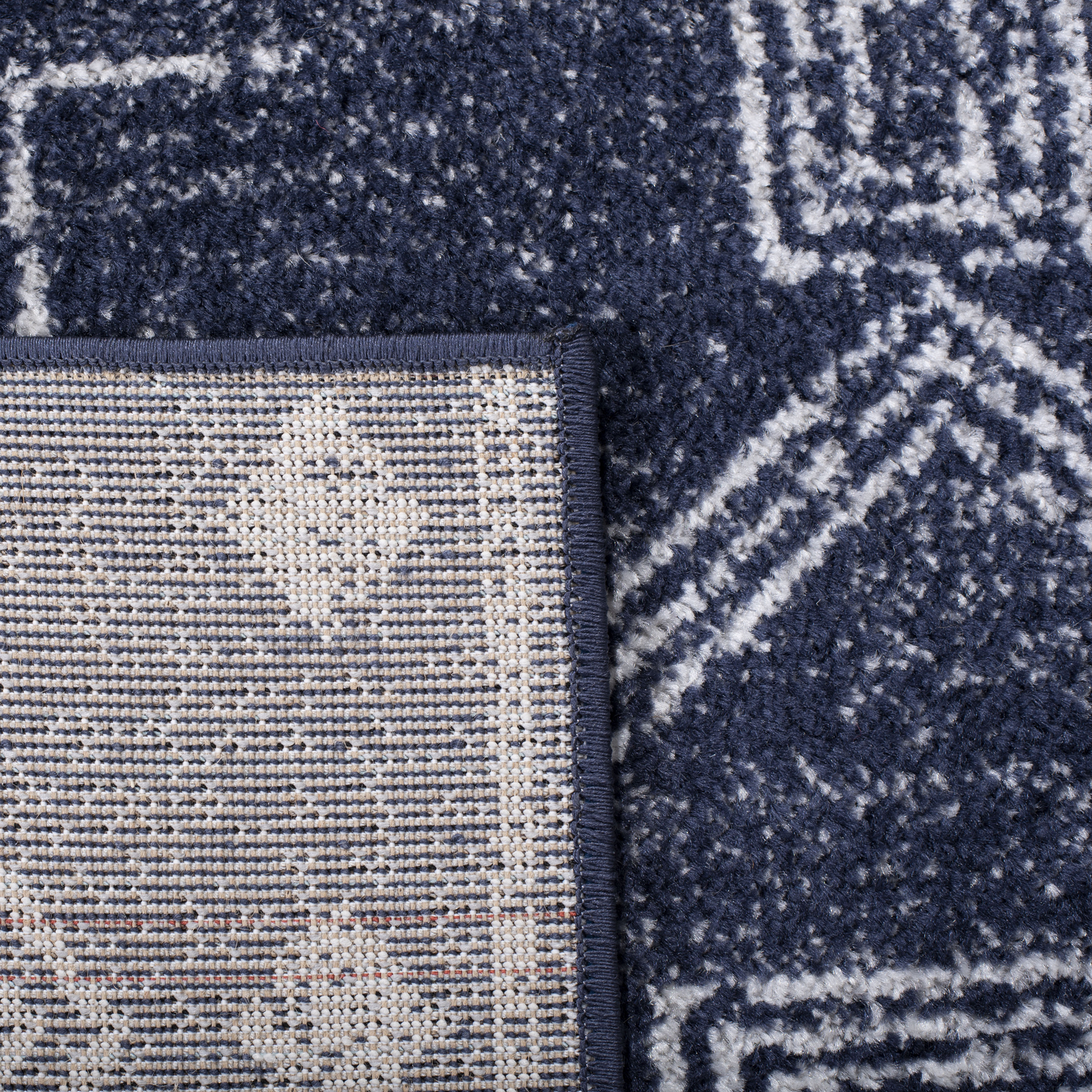 Safavieh Adirondack NAVY / SILVER 5′ 1″ X 7′ 6″ Area Rug – ADR208N-5