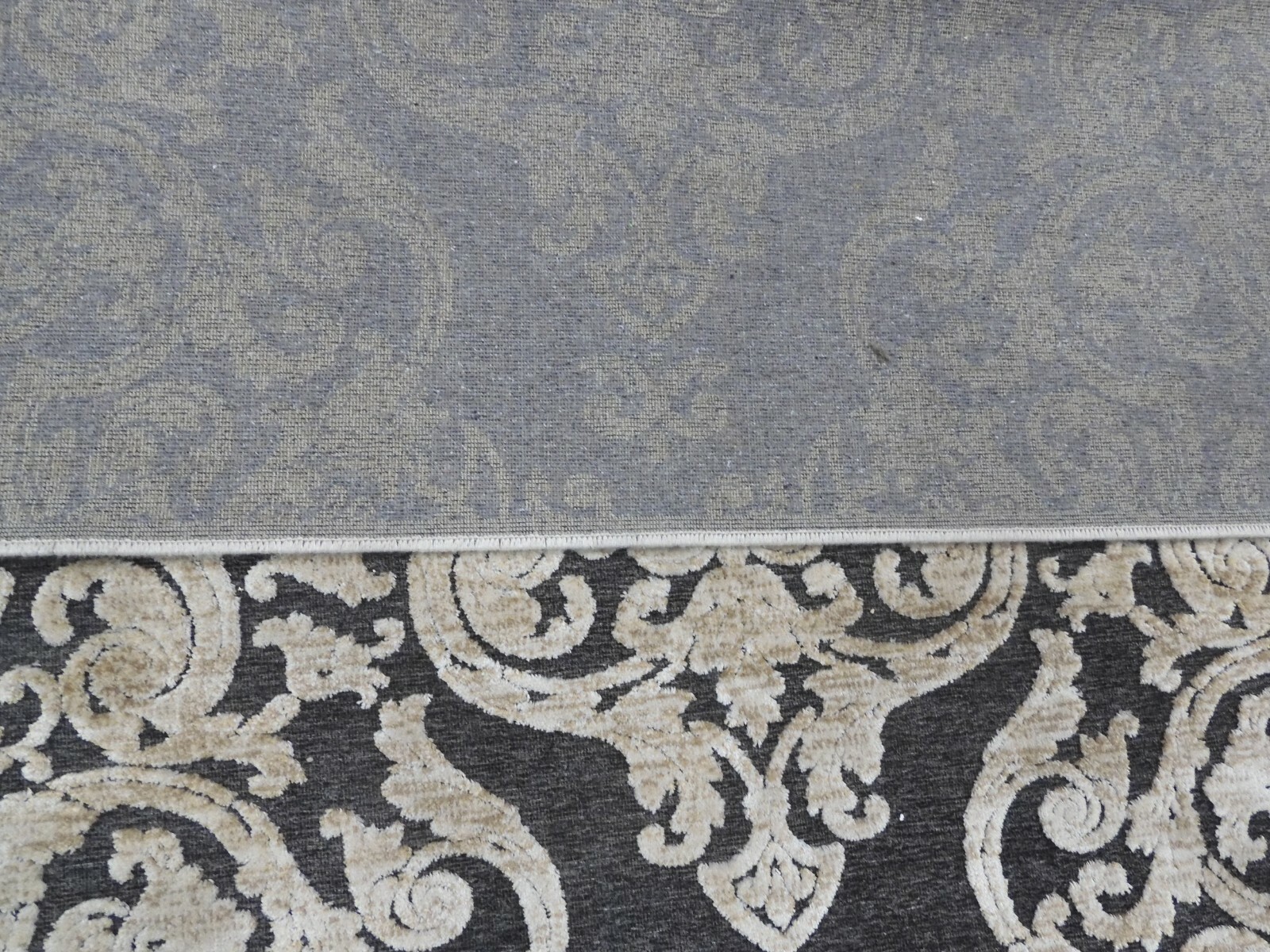 ANTHRACITE 3′-3″ X 4′-7″ Stained Rug, Reduced Price 1172622988 PARB348-3430-3