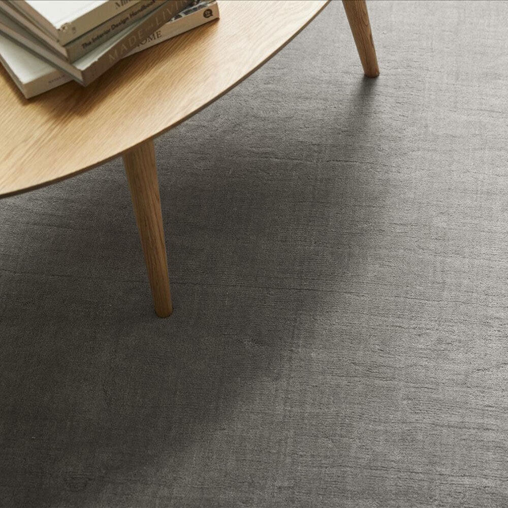 Fog Grey Handloom Rug 5×7 6×9 8×10 Handmade for Living Room, Bedroom & Dining