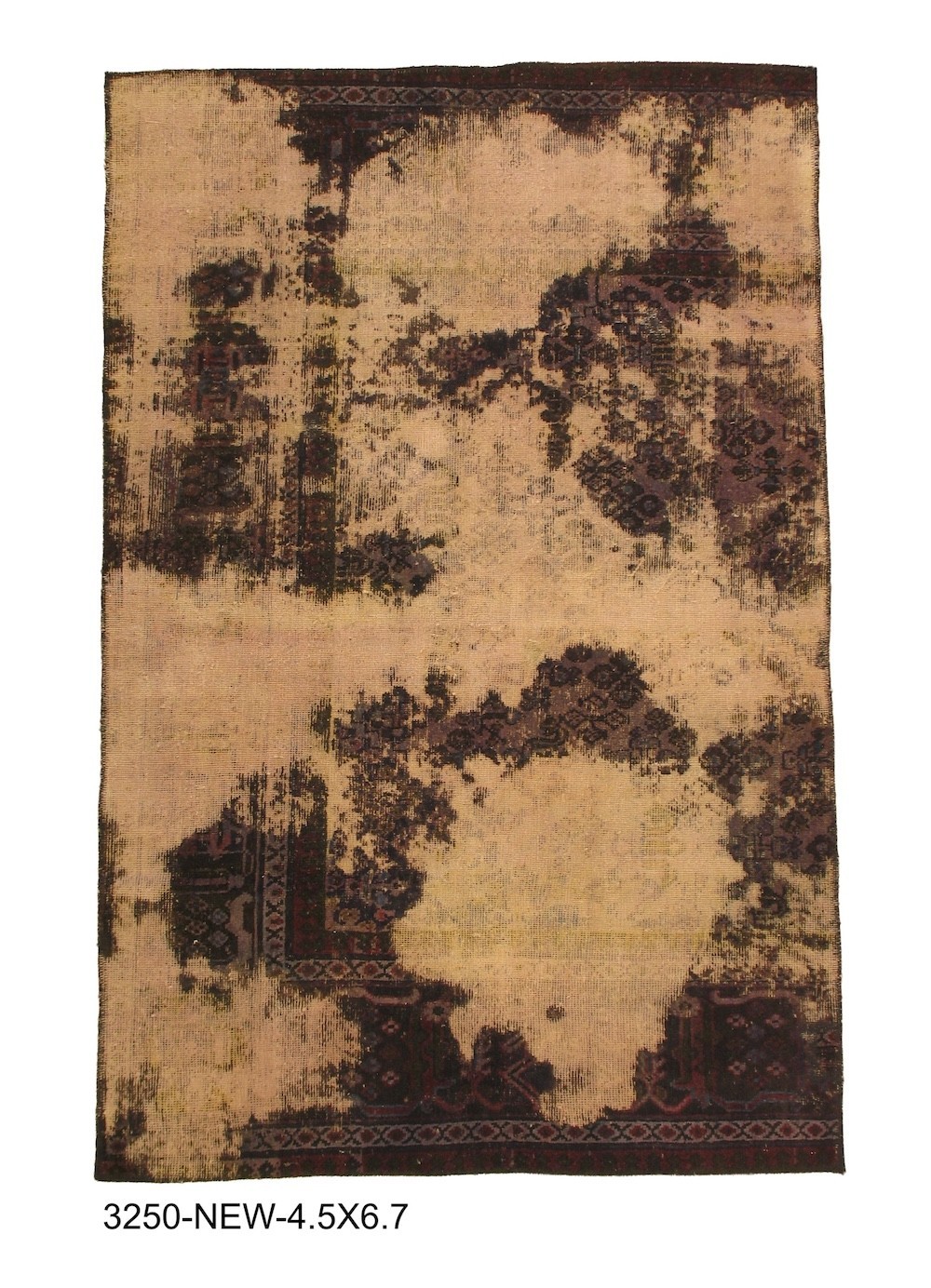 Vintage Distressed Handmade Rug 4.5′ x 6.7′