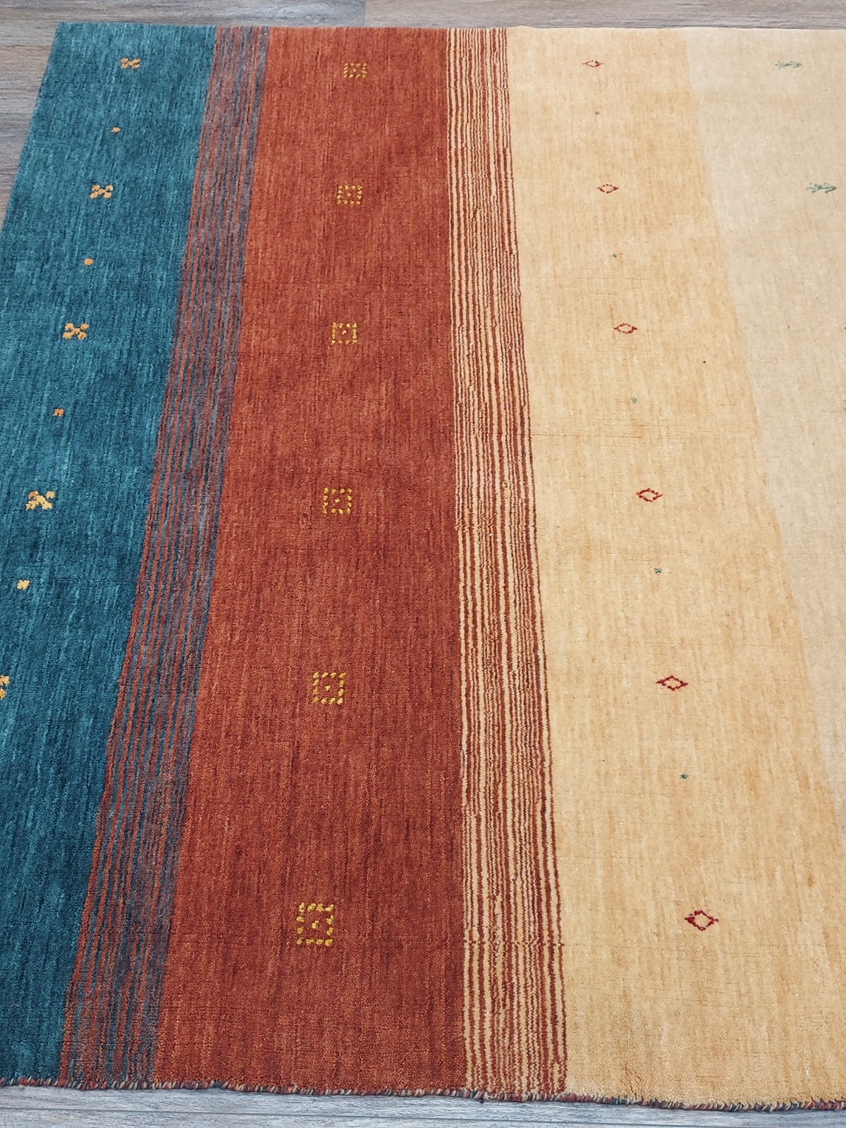 Bohemian Oushak Gabeh Rug,Oushak Turkish Rug,HandMade Contemporary Rug 5.5×8 Ft