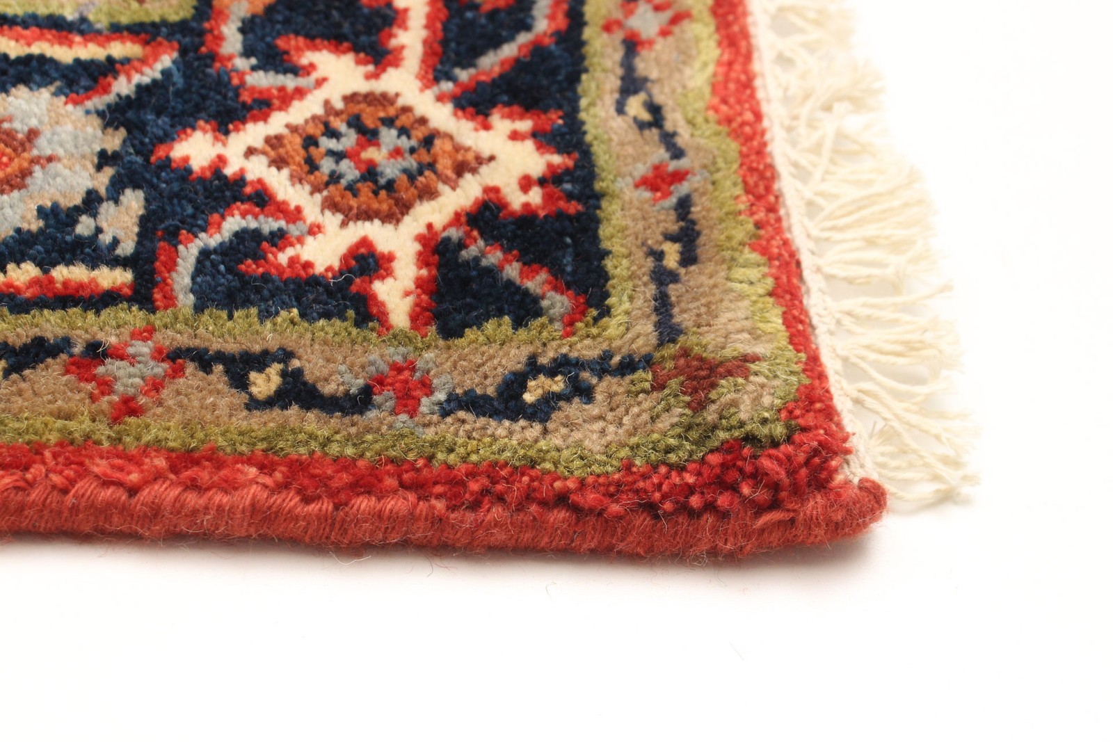 Vintage Traditional Hand-Knotted Area Rug 4’0″ x 5’9″ Oriental Wool Carpet