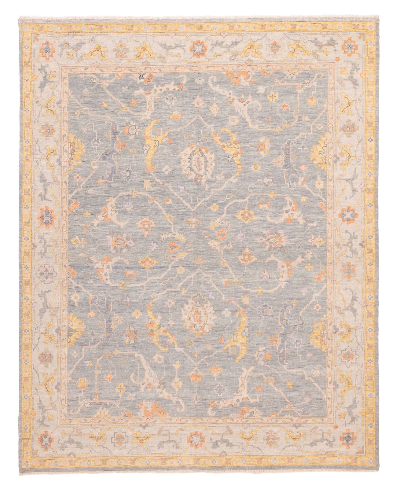 8’1″ x 10’1″ Hand Knotted Area Rug Traditional Oriental Wool Carpet
