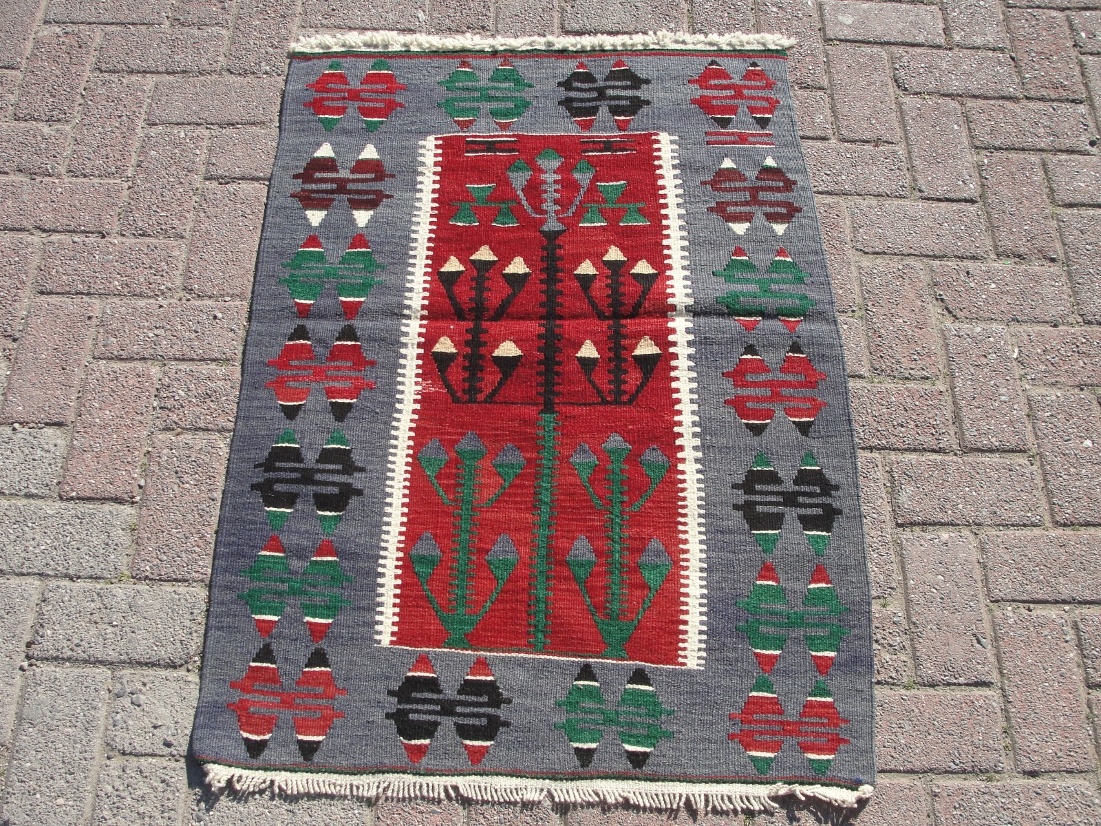 3×4 Area Rug, Area Kilim Rug, Turkish Kilim, Bohemian kilim rug