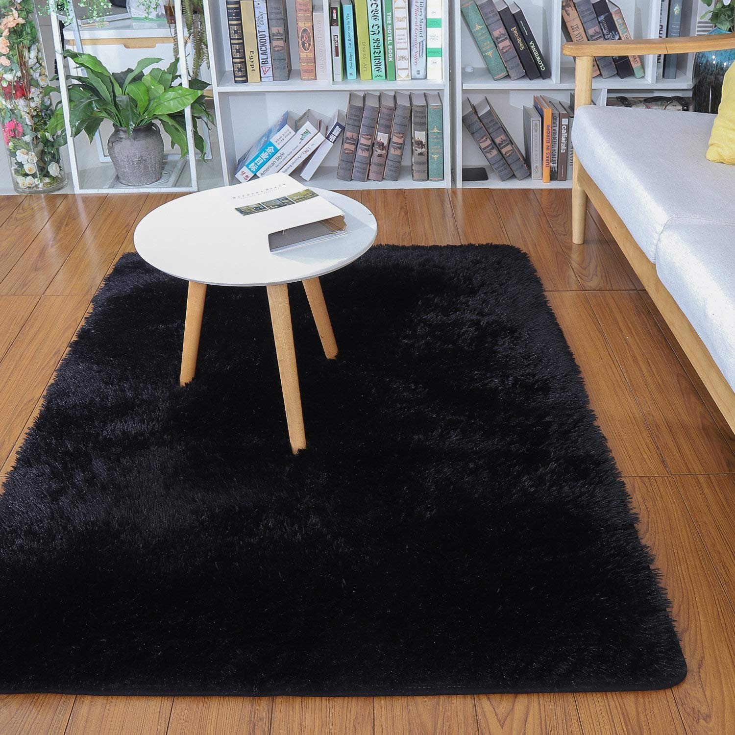 Soft Modern Indoor Shaggy Area Rug for Bedroom Livingroom Dorm Room Home Deco…