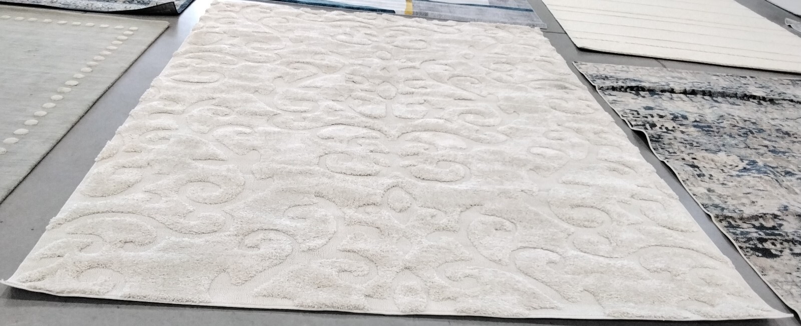 CREME / CREME 9′ X 12′ Back Stain Rug, Reduced Price 1172756231 SG470-1111-9