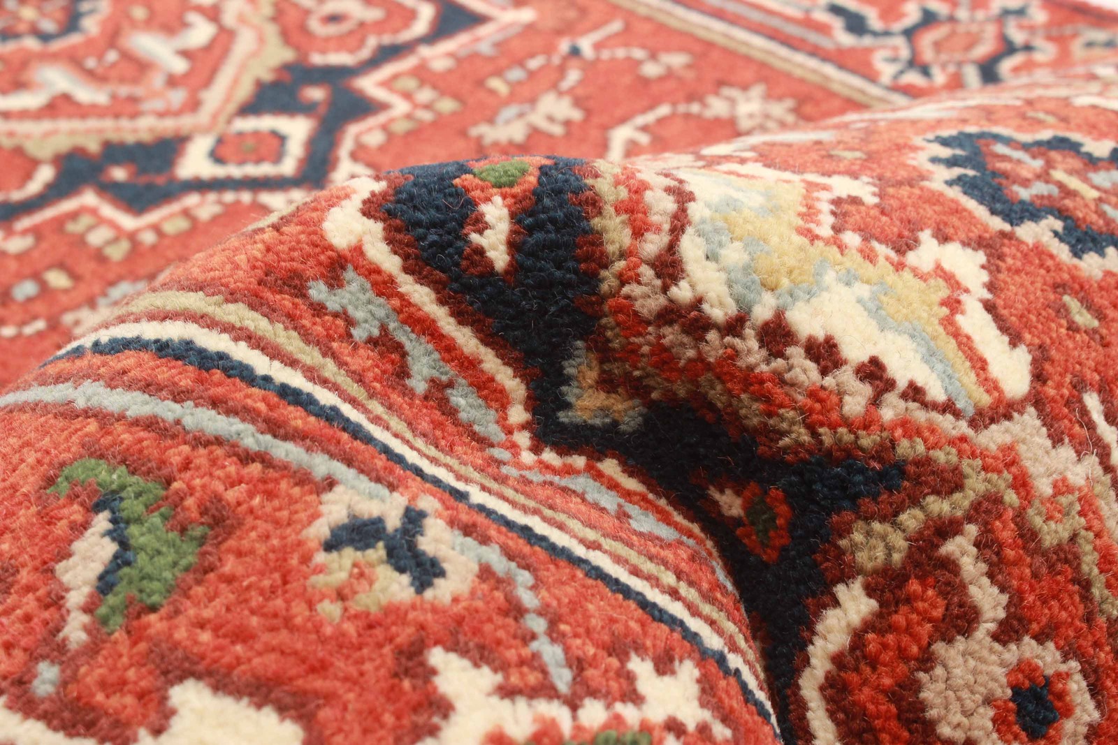 Vintage Hand-knotted Runner Rug 2’6″ x 11’10” Traditional Oriental Wool Carpet