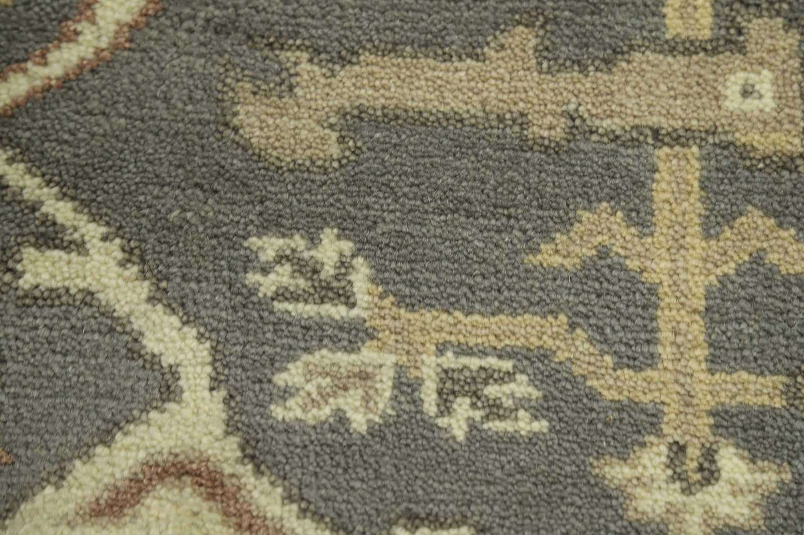 Exquisite Oushak Indian Wool Rug Handmade Bedroom 4×6 ft Gray Carpet