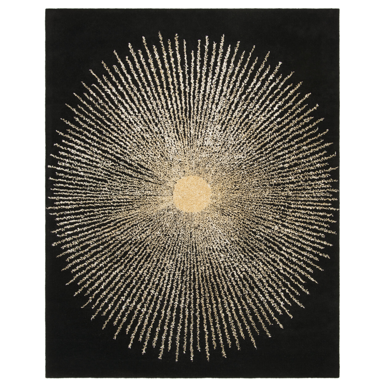 SAFAVIEH Soho SOH655Z Handmade Black / Beige Rug
