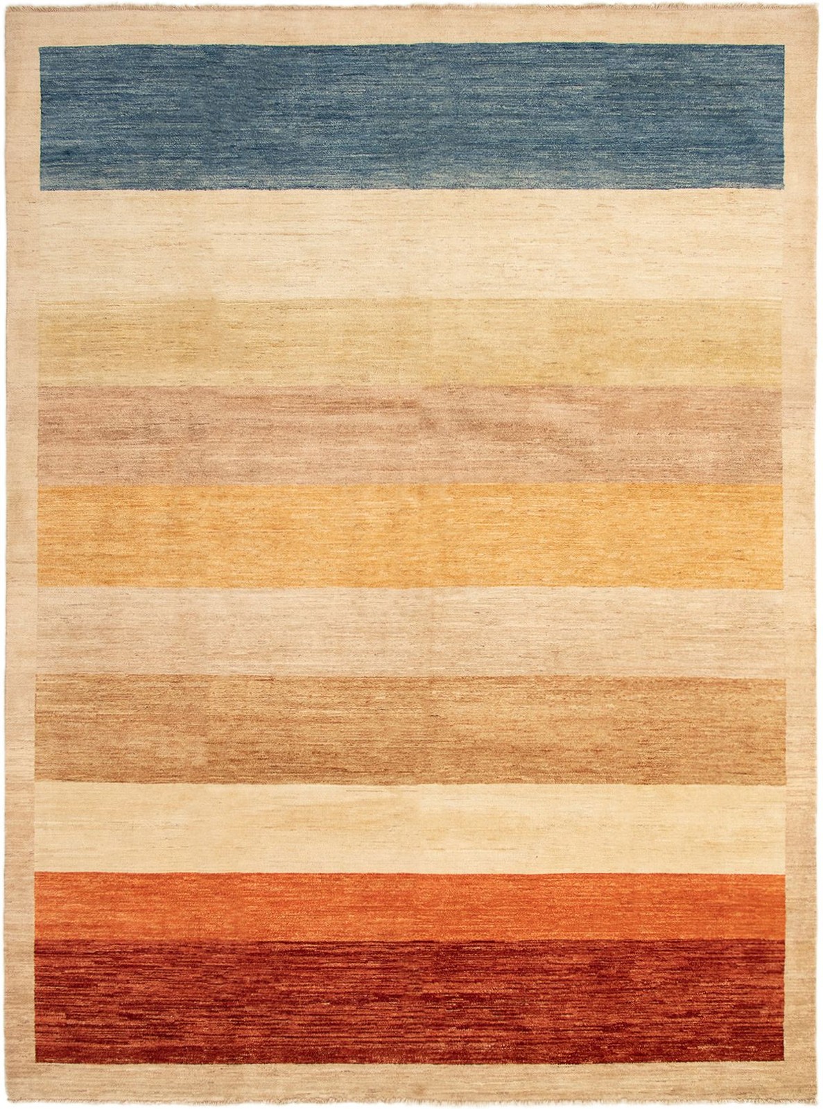 Traditional Hand-knotted Carpet 9’0″ x 12’2″ Wool Oriental Area Rug