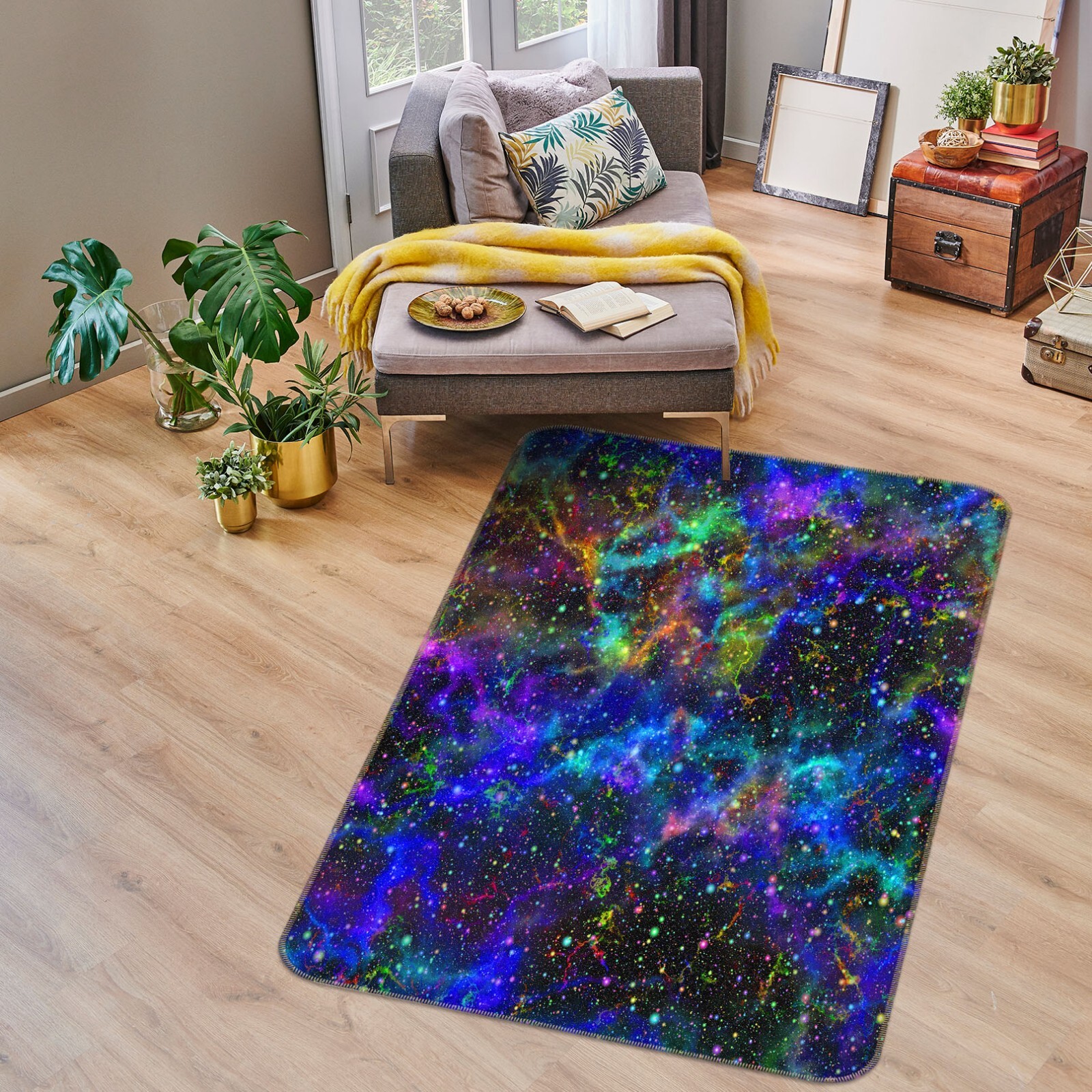 3D Color Starry Cloud ZHUA594 Game Non Slip Rug Mat Photo Carpet Amy
