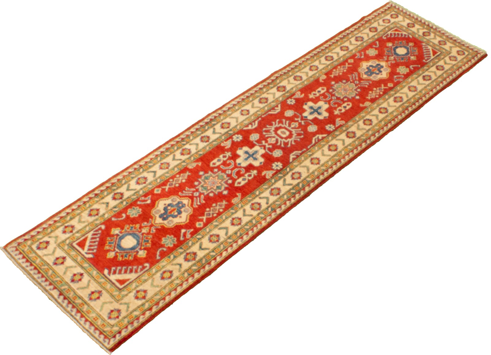 Vintage Hand-knotted Runner Rug 2’8″ x 10’0″ Traditional Oriental Wool Carpet