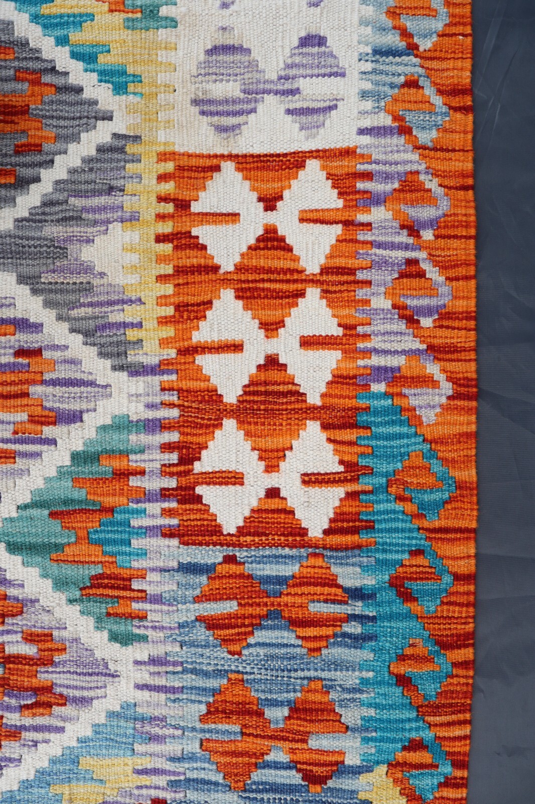 10 ft Long Runner Rug 3×10 Afghan Handmade Red Beige Blue Purple Kilim Runners