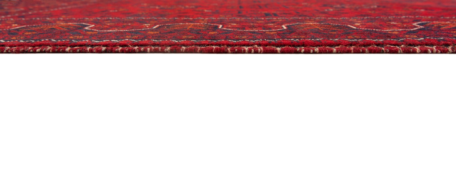 Afghan 76×59 1/8 in Handwoven Oriental Top Condition Oriental Carpet Rug Red