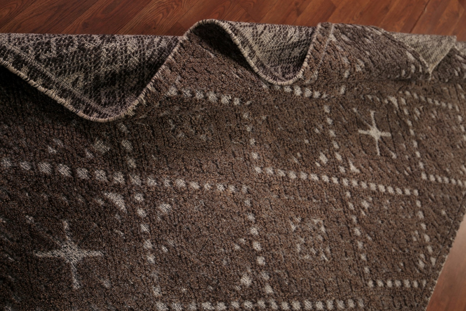 Handwoven Luxury Hand-Knotted Moroccan Indian Area Rugs for Bedroom 5×8 ft