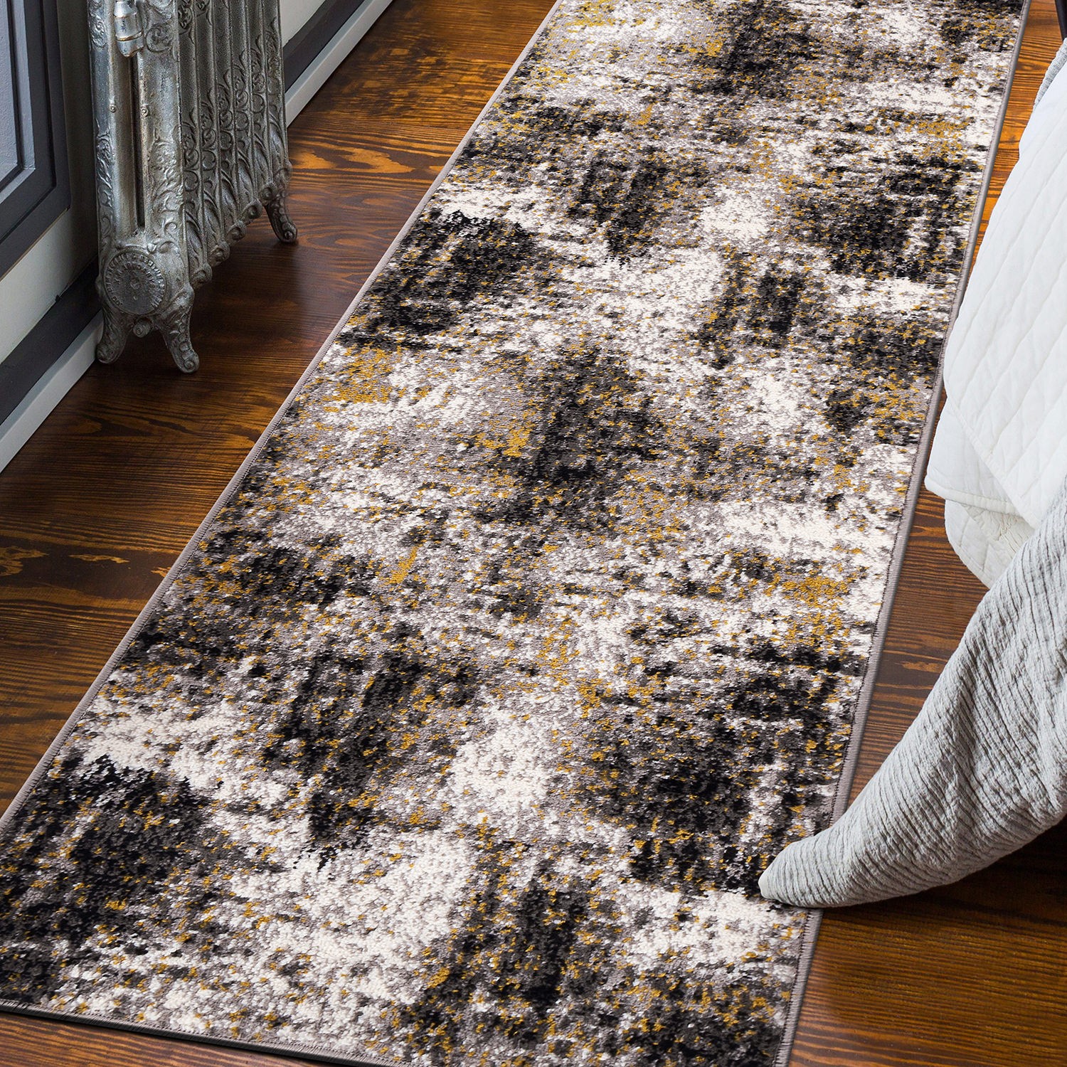 Rugshop Kitchen Rugs Adare Contemporary Abstract Runner Rug for Hallway 2×7 Rugs