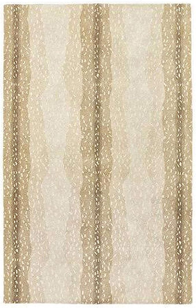 Wool Rug Antelope Animal Hand Tufted Modern Animal Print Trend 5×8 8×10 9×12