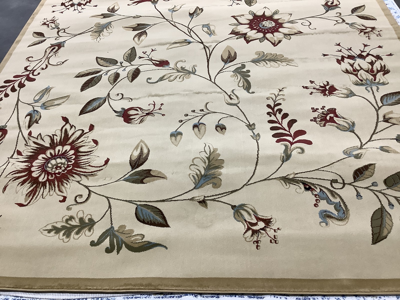 IVORY / MULTI 8′-9″ x 12′-0″ Damaged Rug, Reduced Price 1172684419 LNH552-1291-9