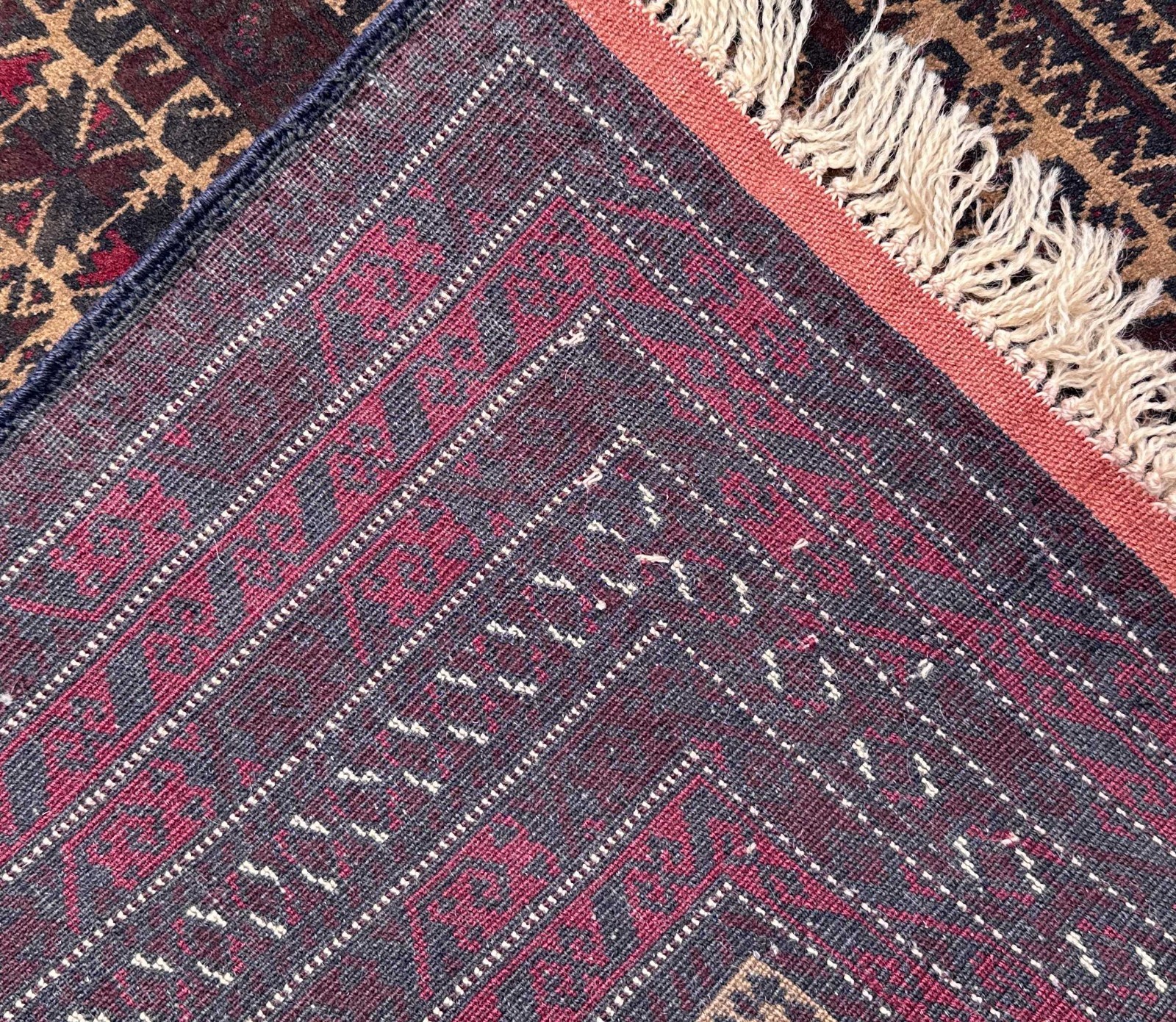 3×5 Vintage Afghan Baluchi Carpet Handmade Wool Traditional Area Rug