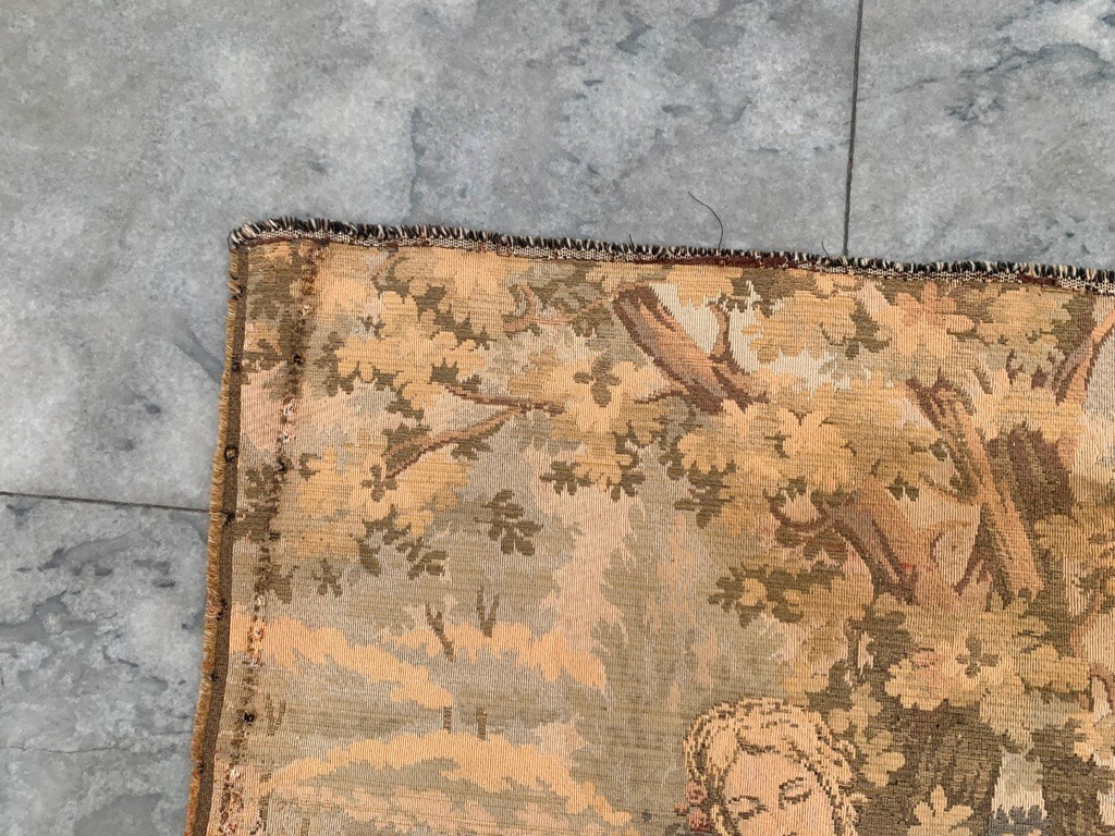 Vintage Pictorial French Tapestry Romantic Tapestry Home Decor 3×6 ft