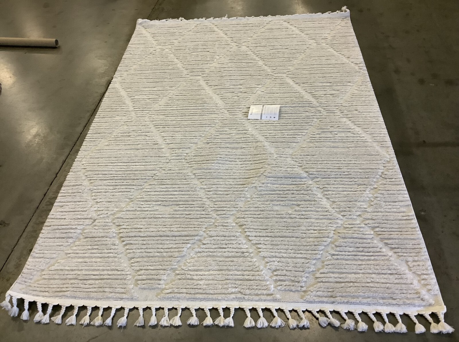 BEIGE 5′-3″ x 7′-6″ Flaw in Rug, Reduced Price 1172673892 MRK517C-5