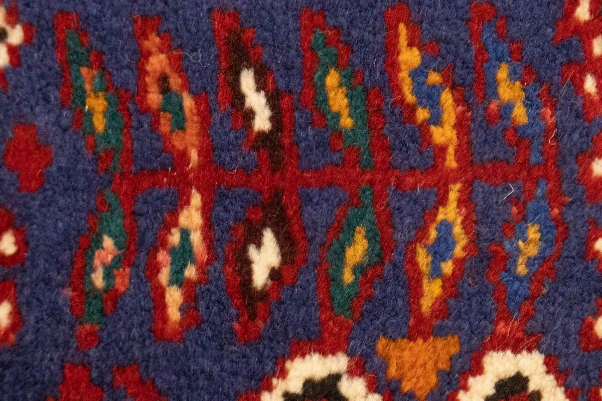 Handmade Equestrian Design Tribal Oriental Area Rug Farmhouse Carpet 3’4X4’9 ft