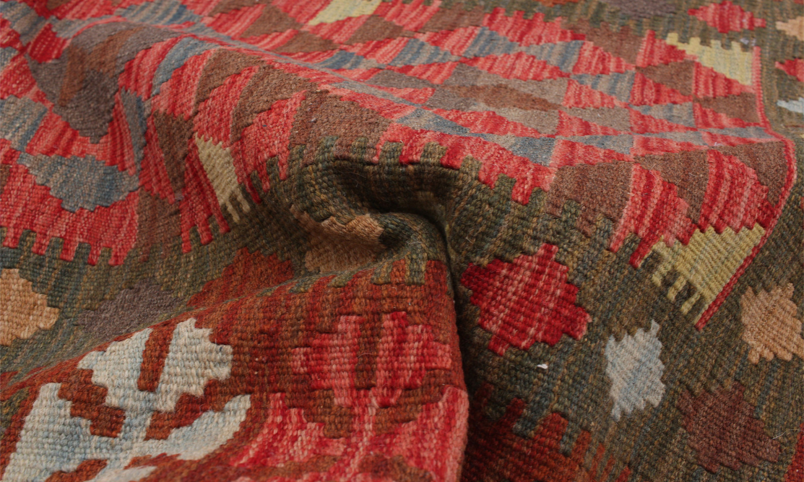 Vintage Hand Woven Area Rug 3’3″ x 3’9″ Traditional Wool Oriental Carpet
