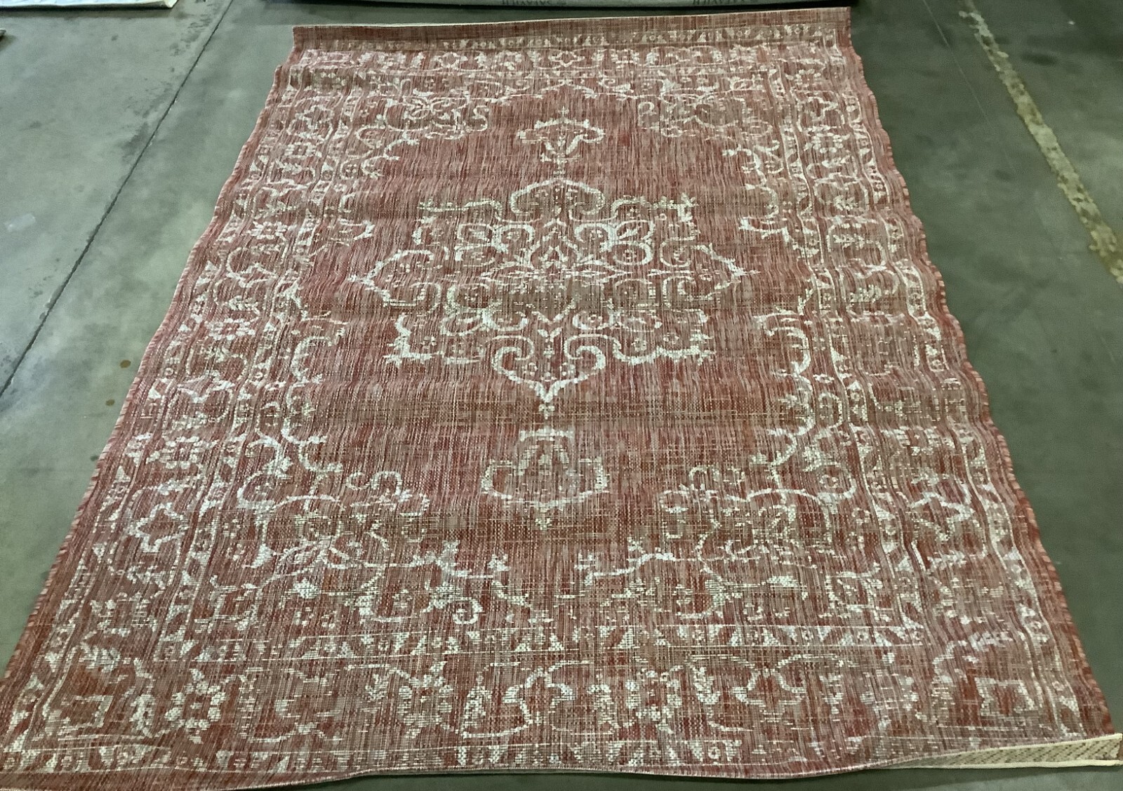 TERRAC / BEIGE 5′-3″ x 7′-7″ Flaw in Rug Reduced Price 1172674208 CY8481-36521-5