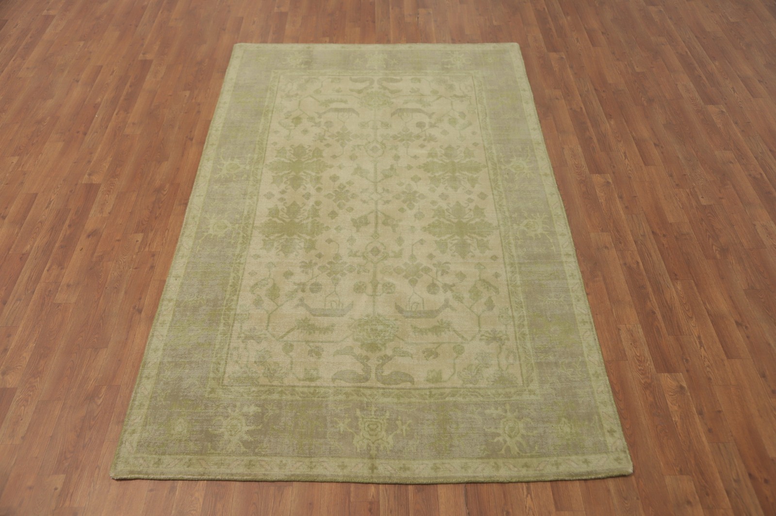 All-Over Pattern Handmade Oushak Oriental Area Rug 5×8 for Living Room Bedroom