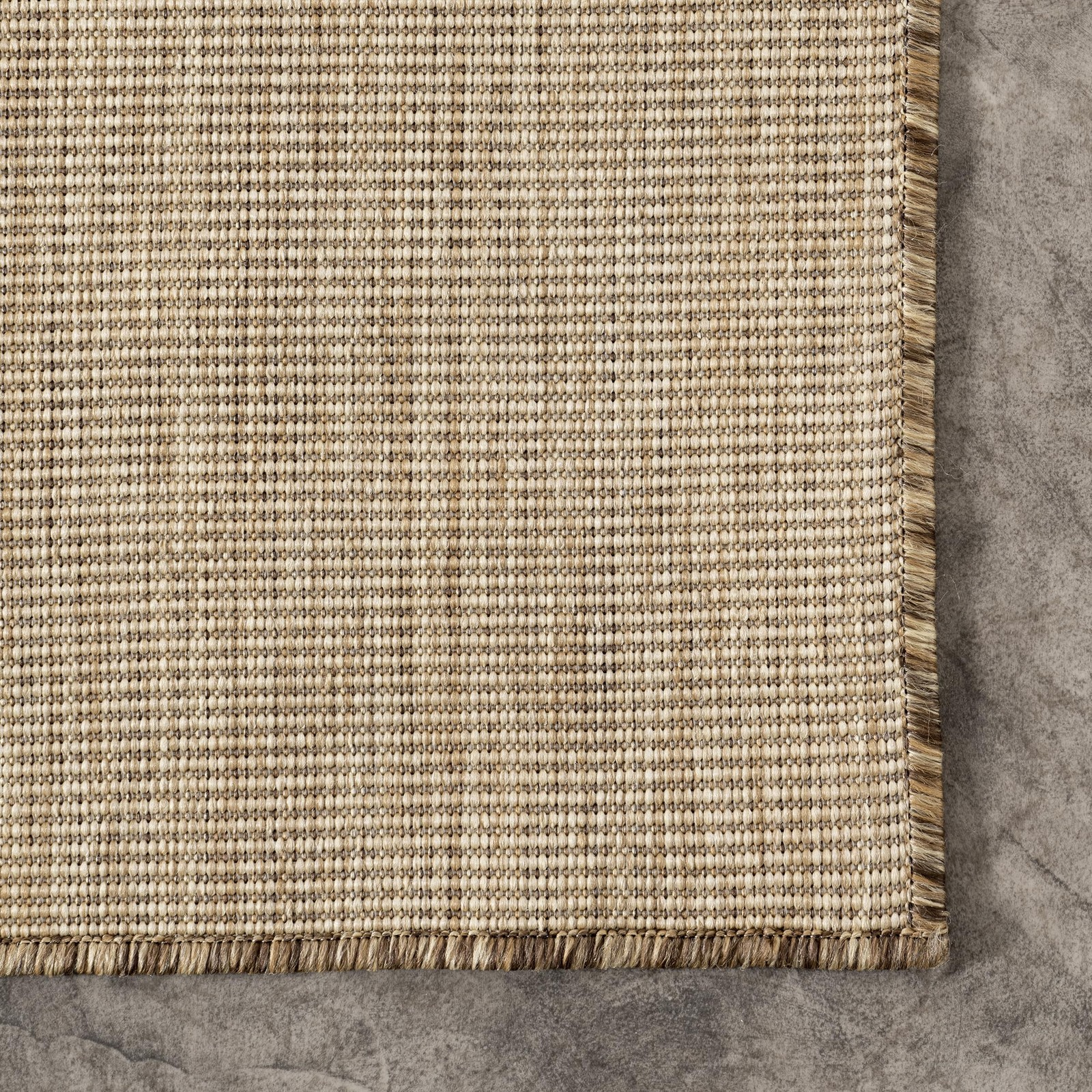 Nuloom Outdoor Performance Collection Nakia Brown/Ivory 4 X 6 Soft And Cozy