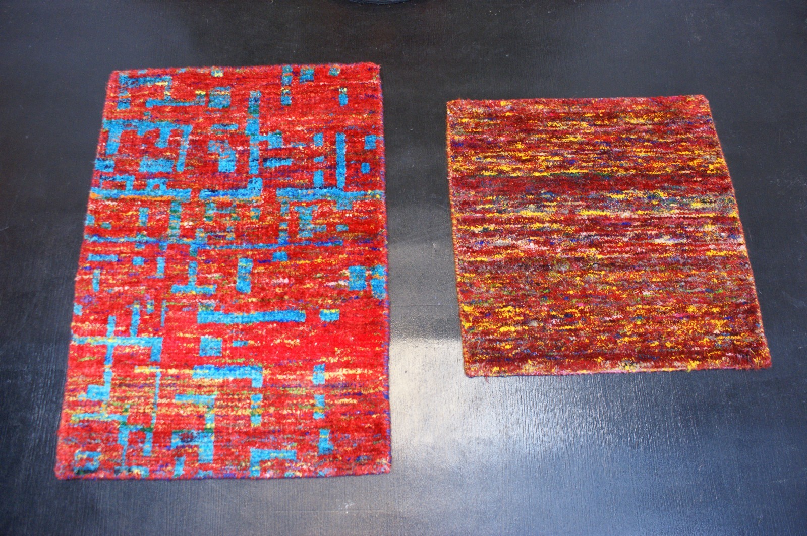 Designer Natural Vintage Carpet Handmade Sari Jacquard Fine Various Size