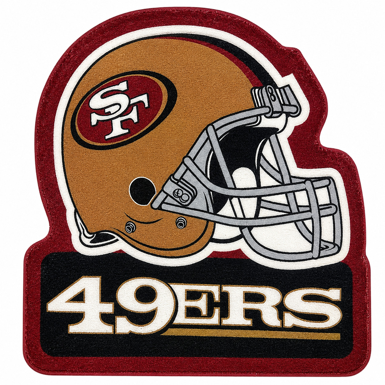 JLP Rug Stylish Man Cave Living Room Office Deco Niners San Francisco 49’ers