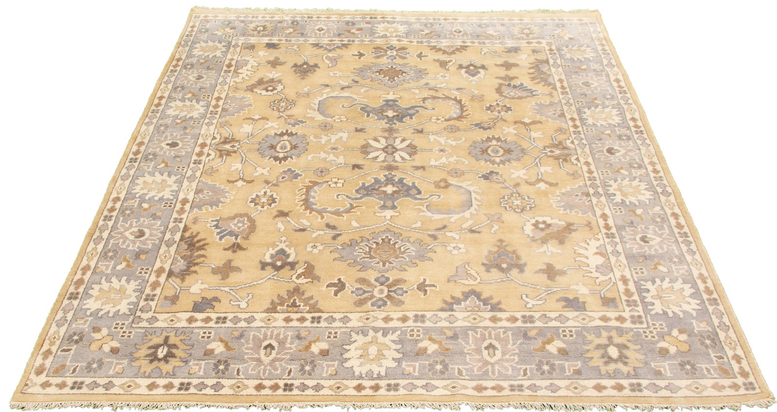 8’0″ x 9’11” Hand Knotted Area Rug Traditional Oriental Wool Carpet
