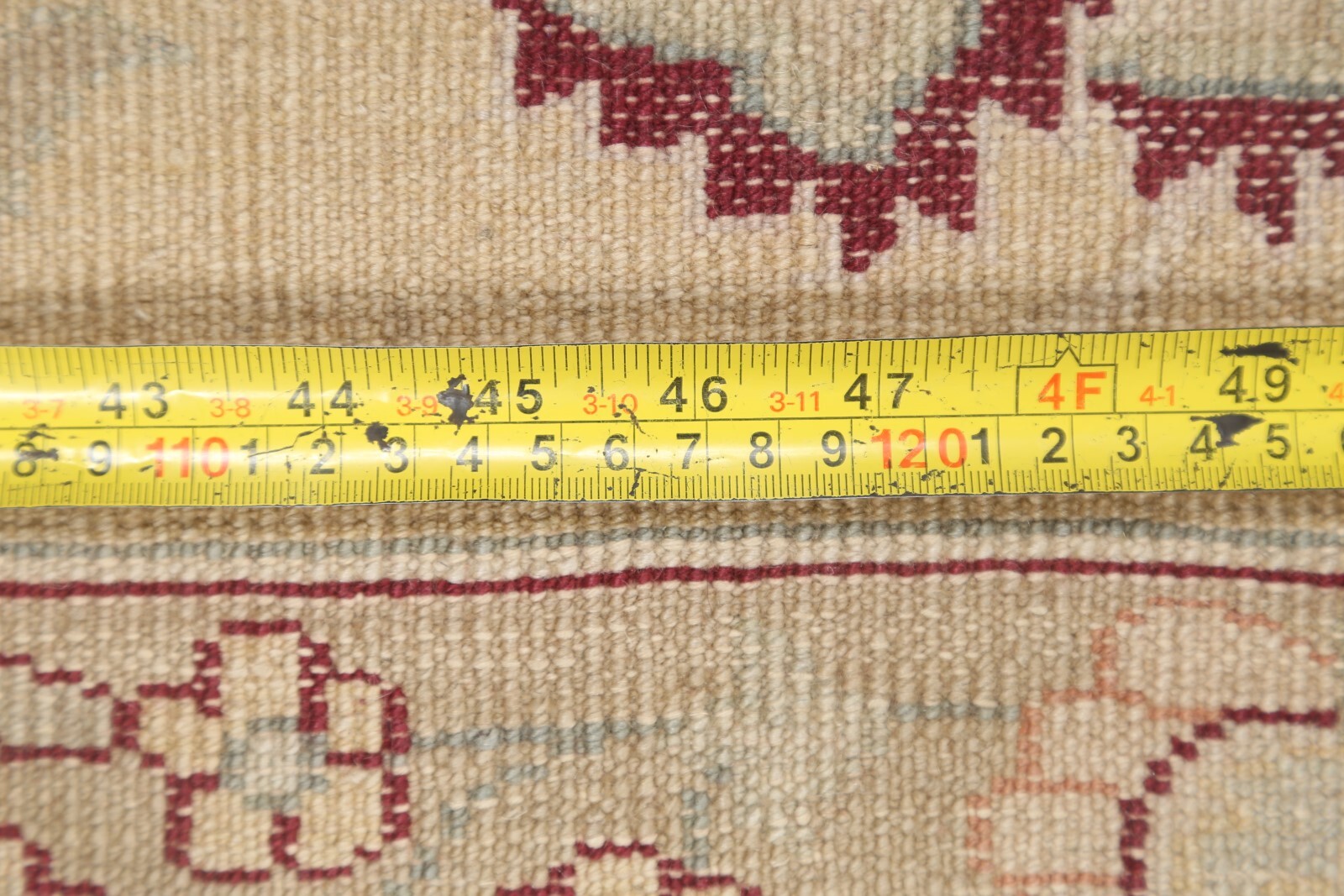 Vegetable Dye Authentic Oushak Egyptian Rug 10×14 ft Handmade Wool Carpet