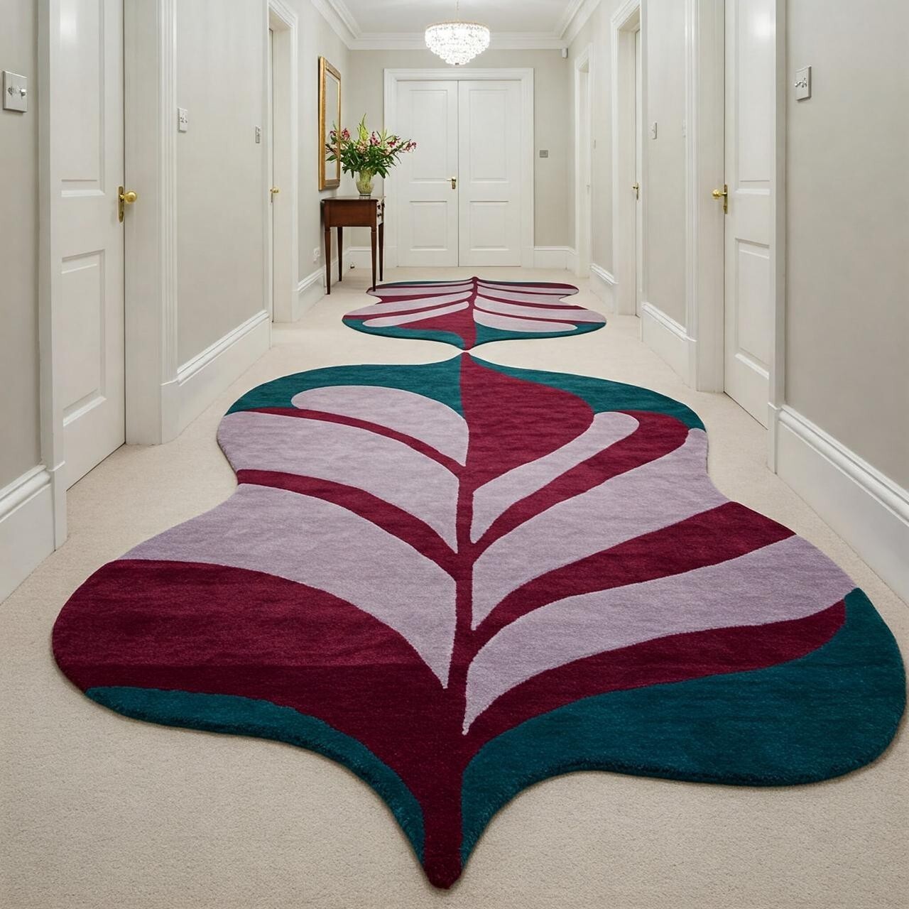 “Floral Flow” HAND TUFTED RUGS FOR LIVING ROOMS AND BEDROOMS