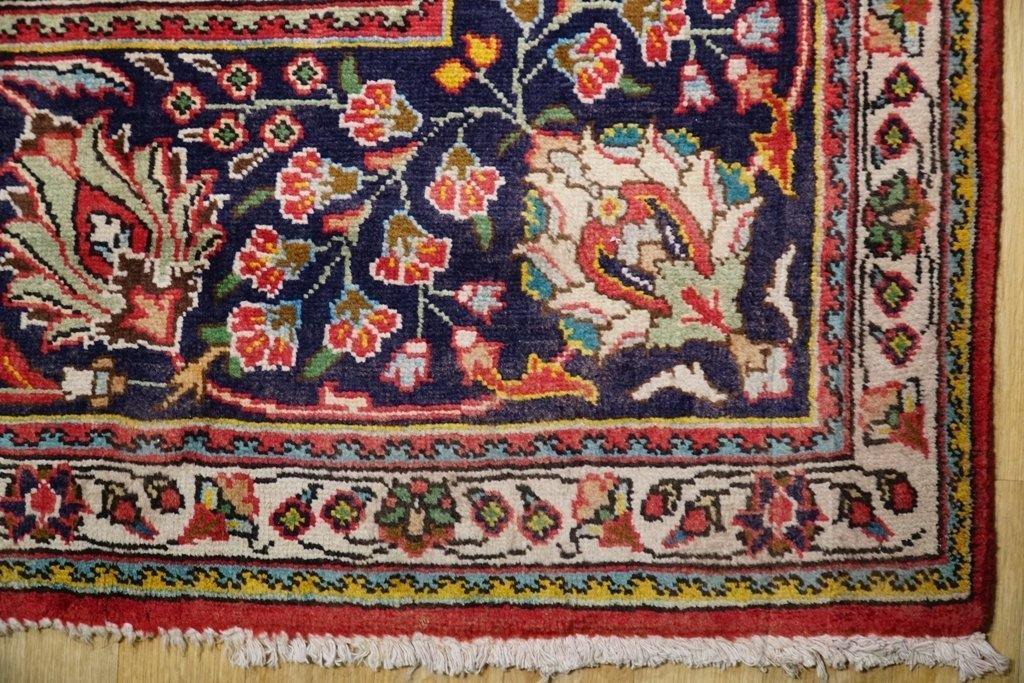 ALL OVER RED BLUE Perssiaan Tabreez RUG Shah Abbasi 10×13′ 74678