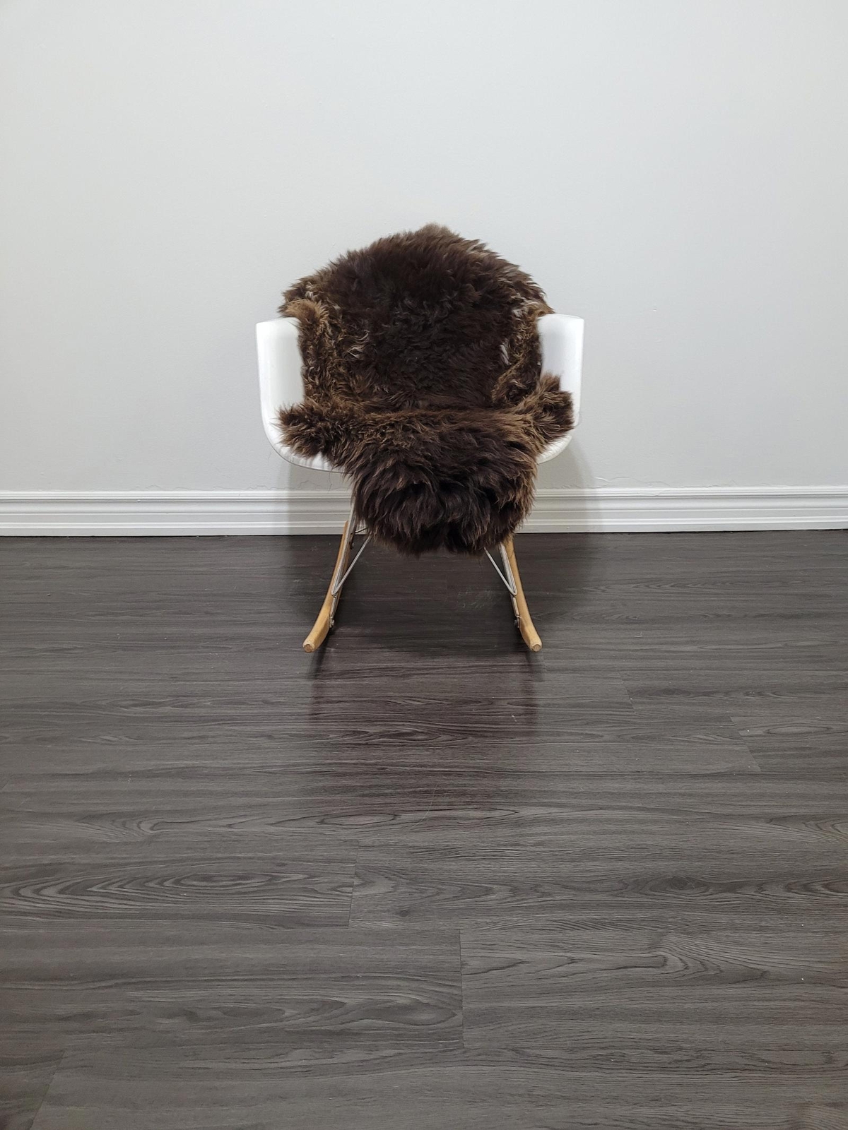 sheepskin rug, soft Dense wool rare color 100% natural #B343