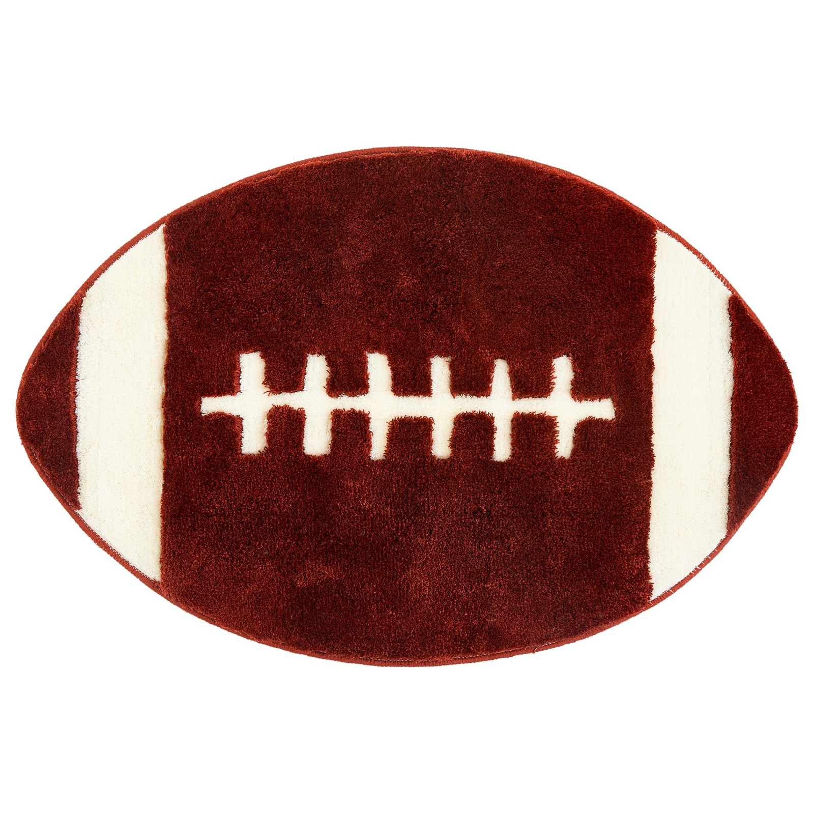 Beyond Deco Hand Tufted American Football Rug 39×24 inches, Machine Washable