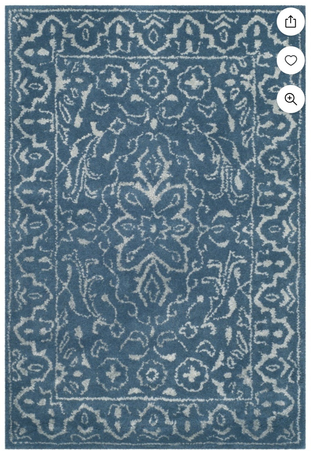SAFAVIEH Glamour GLM516D Handmade Grey / Blue Rug