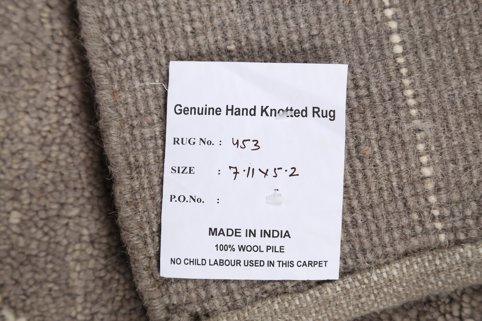 Artisan Luxury Hand-Knotted Wool Accent Rugs for Any Space Flooring 5×8 ft