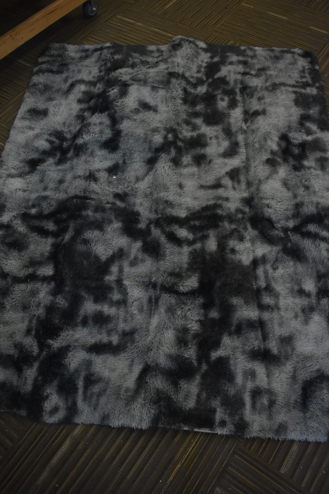 Gray Tufted Rug Pad Non Slip Carpet Floor Cover 78″ x 64″ Multi Colored Decor