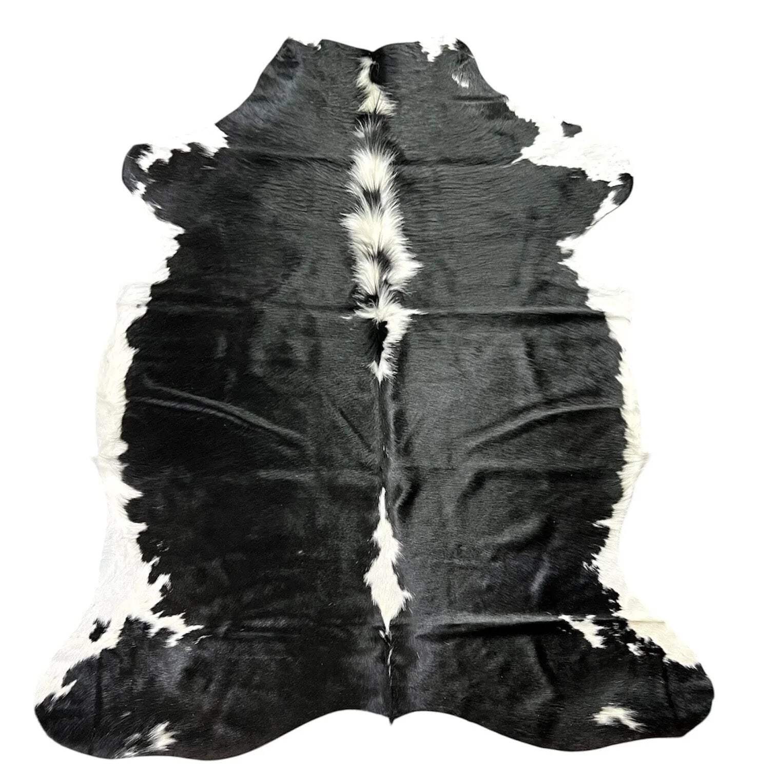 Large Cowhide Rug J349—5.6x 6.2 ft