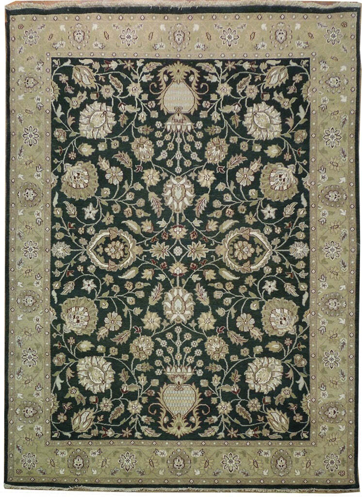 9×12′ Pine Green Agra 8/8 Quality Rug 20439