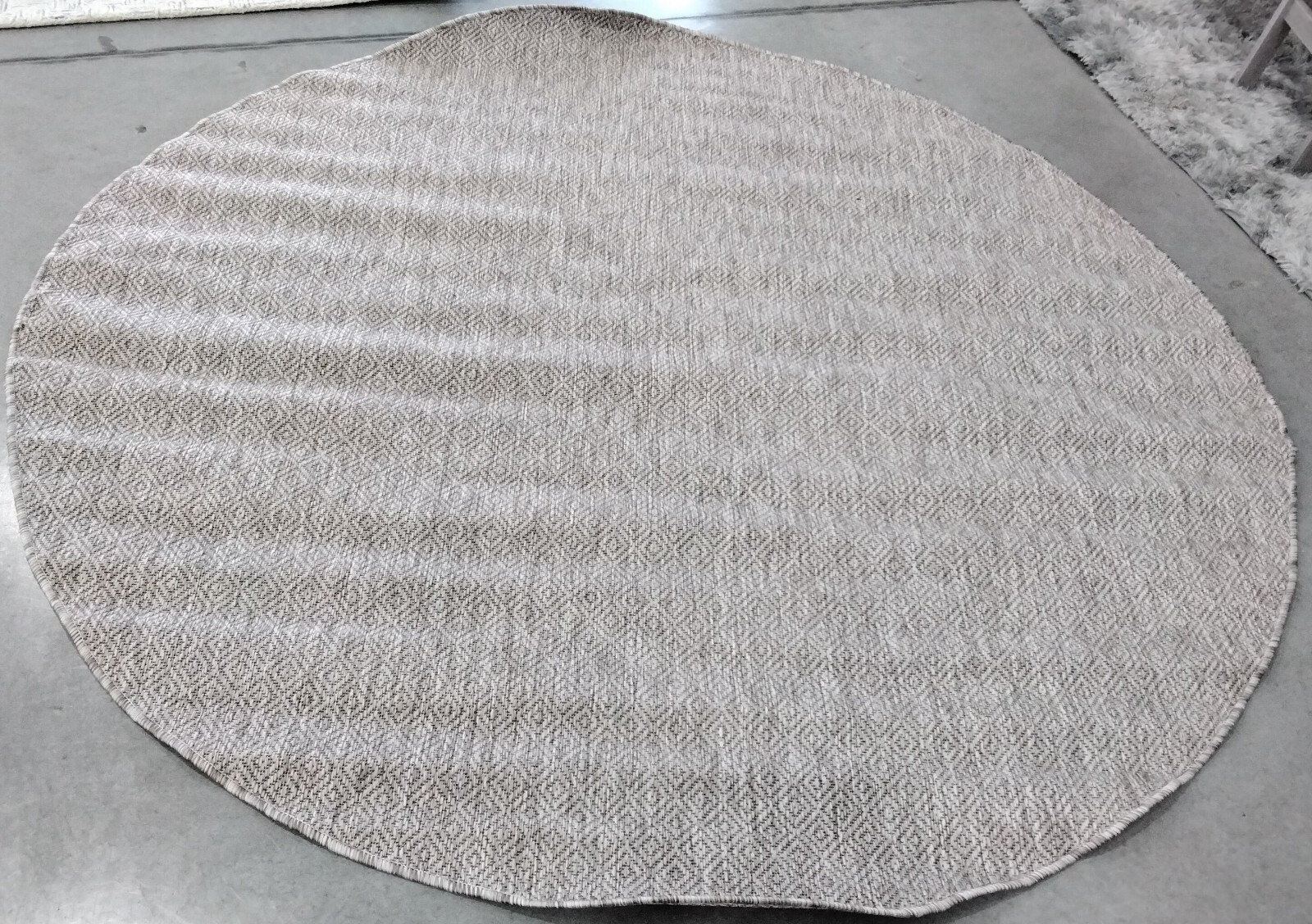 BEIGE / BEIGE 6′-7″ x 6′-7″ Damaged Rug Reduced Price 1172763950 CY8520-36311-7R